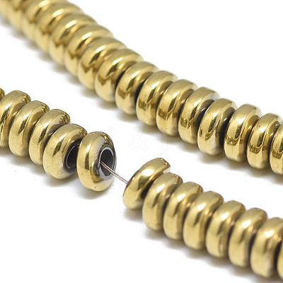 Electroplate Non-magnetic Synthetic Hematite Beads Strands G-T061-42G-1