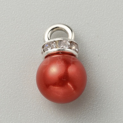 ABS Plastic Imitation Pearl Charms KY-TAC0011-03P-04-1