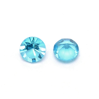 Glass Rhinestone Cabochons LS-GLAA-WH0028-21-1