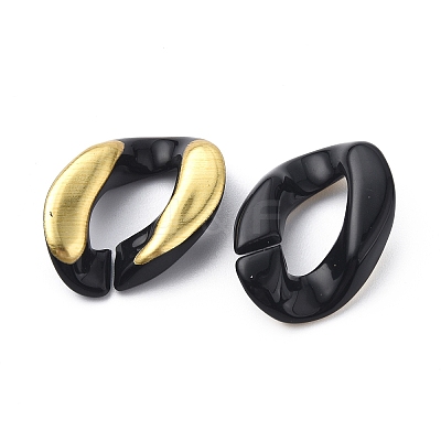 Plated Acrylic Linking Rings FIND-D028-01B-01-1