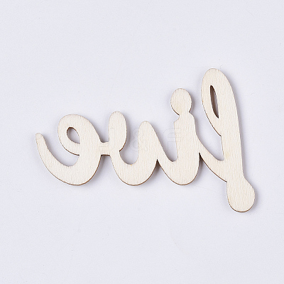 Laser Cut Wood Shapes WOOD-T011-52-1