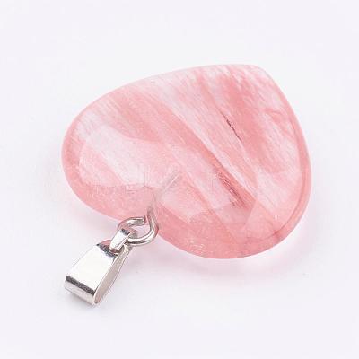 Natural & Synthetic Mixed Gemstone Pendants G-S045-11-B-1