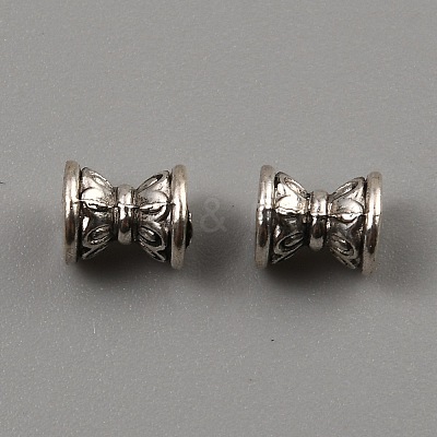 Tibetan Style Alloy Bead Caps FIND-WH0291-09A-AS-1
