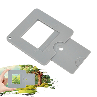 Square Plastic Fibonacci Composition View F
inder AJEW-WH0651-03-1