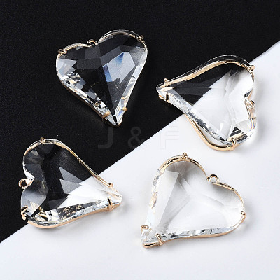Transparent Glass Pendants GLAA-Q088-022-1