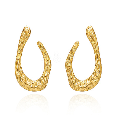 304 Stainless Steel Stud Earrings for Women WGFBDF7-01-1