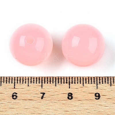 Opaque Acrylic Beads OACR-H038-09-05-1