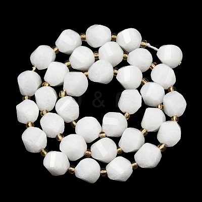 Natural White Jade Beads Strands G-U023-A20-01A-1