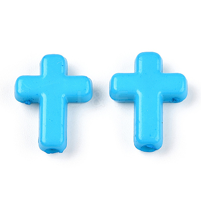 Opaque Acrylic Beads SACR-436-5-1