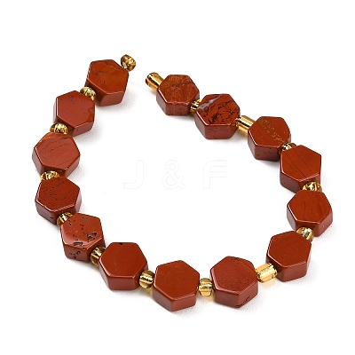 Natural Red Jasper Beads Strands G-F833-B15-01-1