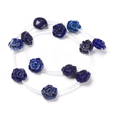 Natural Lapis Lazuli Beads Strands G-I194-35B-1