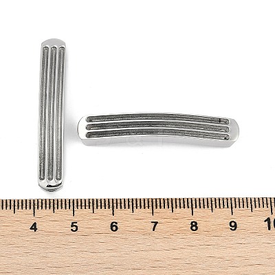 304 Stainless Steel Connector Charms STAS-M090-08P-1