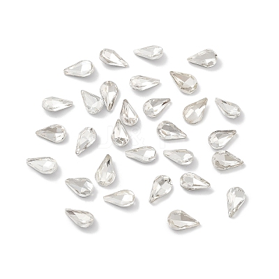 Glass Rhinestone Cabochons GLAA-XCP0001-63-1