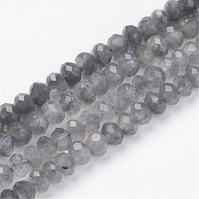 Natural Cloudy Quartz Beads Strands G-F362-04-4x6mm-1