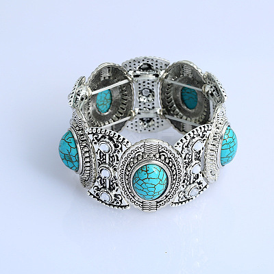 Bohemian Retro Style Alloy Bangles for Women WGA0292-02-1