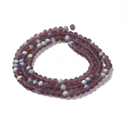 Transparent Glass Beads Strands X1-EGLA-A034-T4mm-MB13-1