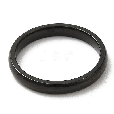 Ion Plating(IP) 304 Stainless Steel Flat Plain Band Rings STAS-I160-D-18mm-B-1