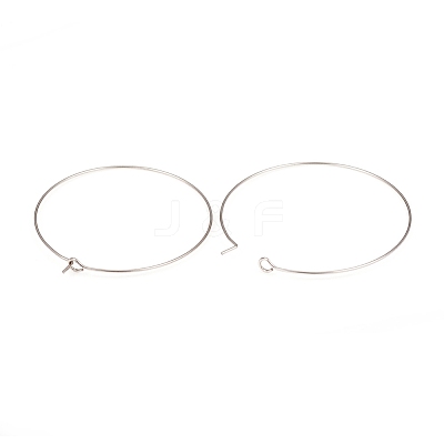316L Surgical Stainless Steel Hoop Earring Findings STAS-G229-07P-06A-1