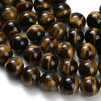 Natural Tiger Eye Beads Strands G-H329-C07-16mm-1