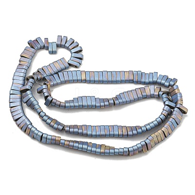 Electroplated Non-magnetic Synthetic Hematite Beads Strands G-C106-B01-02A-1