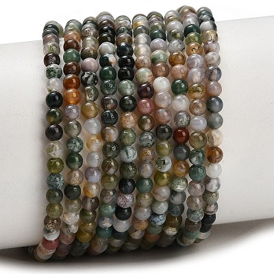 Natural Indian Agate Beads Strands GG-CBA77FB-A01-3mm-1