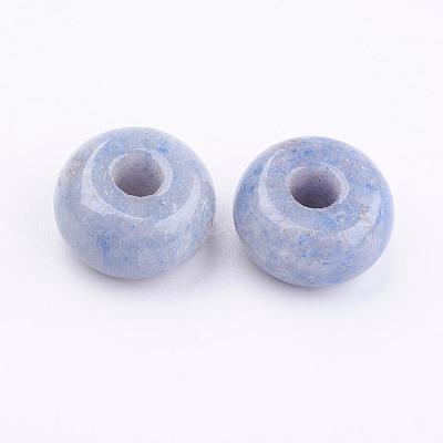 Natural Gemstone European Beads G-K216-02-1