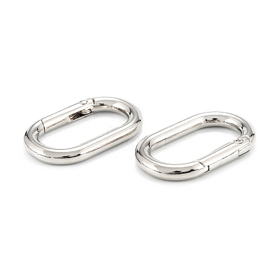 Zinc Alloy Spring Gate Rings X-PALLOY-L233-07B-P-1