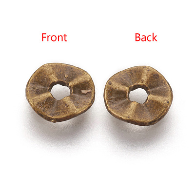 Tibetan Style Wavy Spacer Beads TIBEB-A101871-AB-FF-1