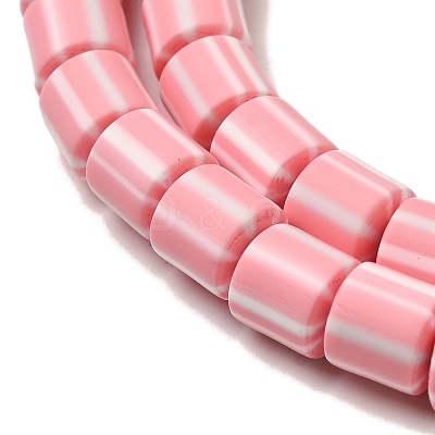 Polymer Clay Beads Strands CLAY-H006-01E-1