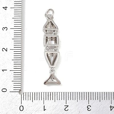 Brass Enamel Pendants KK-P339-24P-04-1