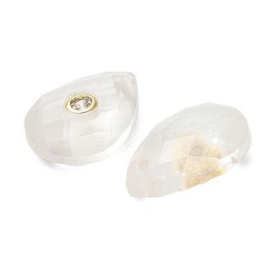 Natural Quartz Crystal Pendants G-K371-03E-1
