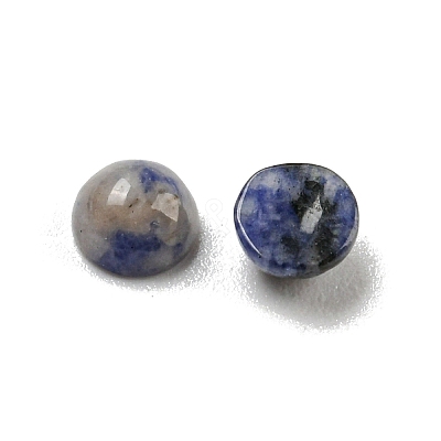 Natural Blue Spot Jasper Cabochons G-H309-03-57-1