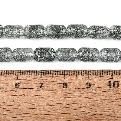 Transparent Crackle Glass Beads Strands GLAA-NH0001-04-A11-1