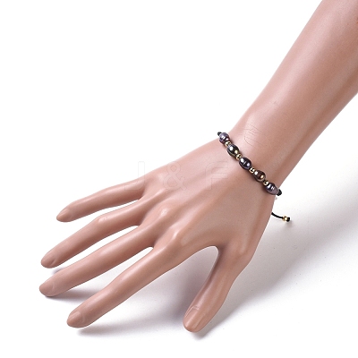 Braided Bead Bracelets BJEW-JB04820-02-1