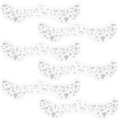 10Pcs Transfer Sticker Proof Removable Temporary Tattoos Stickers DIY-SP0003-65A-02-1