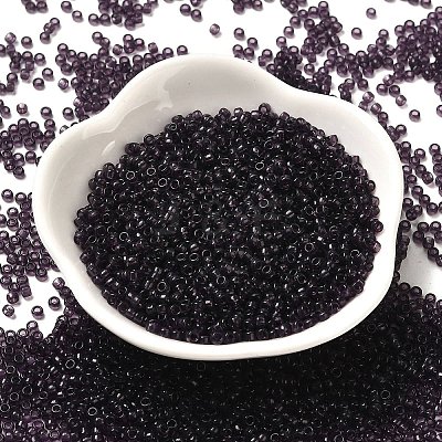 Transparent Colours Glass Round Seed Beads SEED-B001-06A-06-1