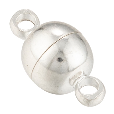 Brass Magnetic Clasps with Loops MC019-S-1