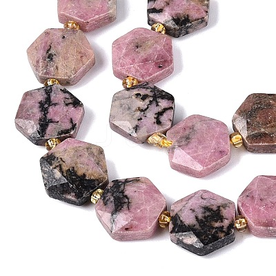 Natural Rhodonite Beads Strands G-N368-01A-22-1