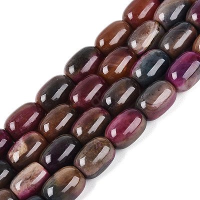 Natural Fire Crackle Agate Beads Strands G-Q606-108A-1
