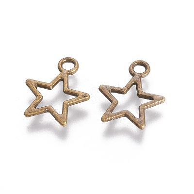Tibetan Style Alloy Charms K0PGH071-1