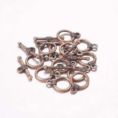 Tibetan Style Toggle Clasps LS-RLF1184Y-1