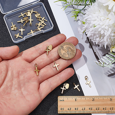 Rack Plating Brass Pendants KK-ME0003-72-1