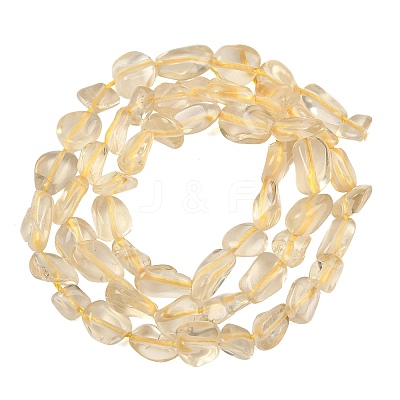 Natural Lemon Quartz(Heated) Beads Strands GG-CBAF5B4-A01-01-1