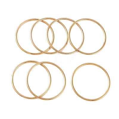 7Pcs PVD Vacuum Plating 304 Stainless Steel Bangles Set for Women BJEW-A011-09D-G-1