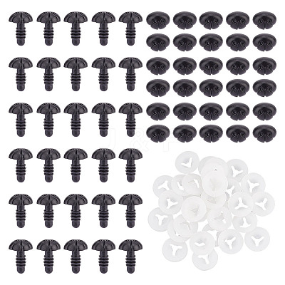 30 Sets Plastic Dog Safety Craft Noses FIND-GO0002-17D-1
