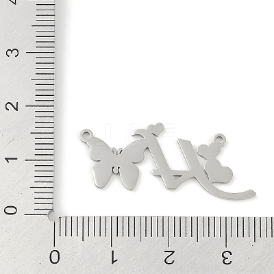 Non-Tarnish 304 Stainless Steel Pendants STAS-L279-002P-H-1