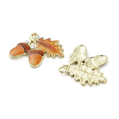 Alloy Enamel Pendants ENAM-F155-03B-1