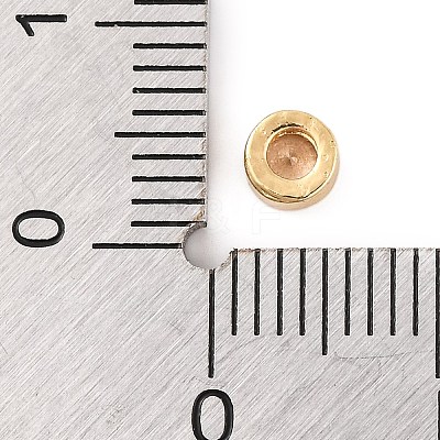 Rack Plating Flat Round Brass Micro Pave Cubic Zirconia Cabochons KK-F874-03G-07-1