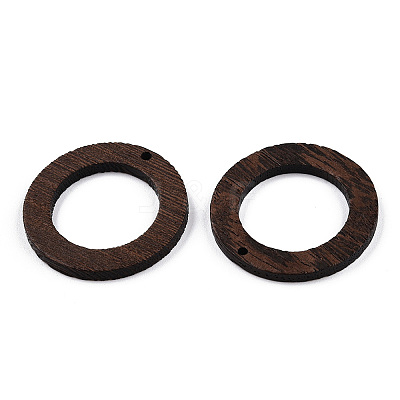 Natural Wenge Wood Pendants WOOD-T023-51B-01-1