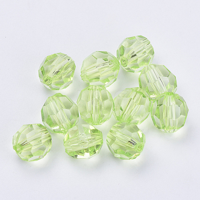 Transparent Acrylic Beads TACR-Q257-6mm-V32-1